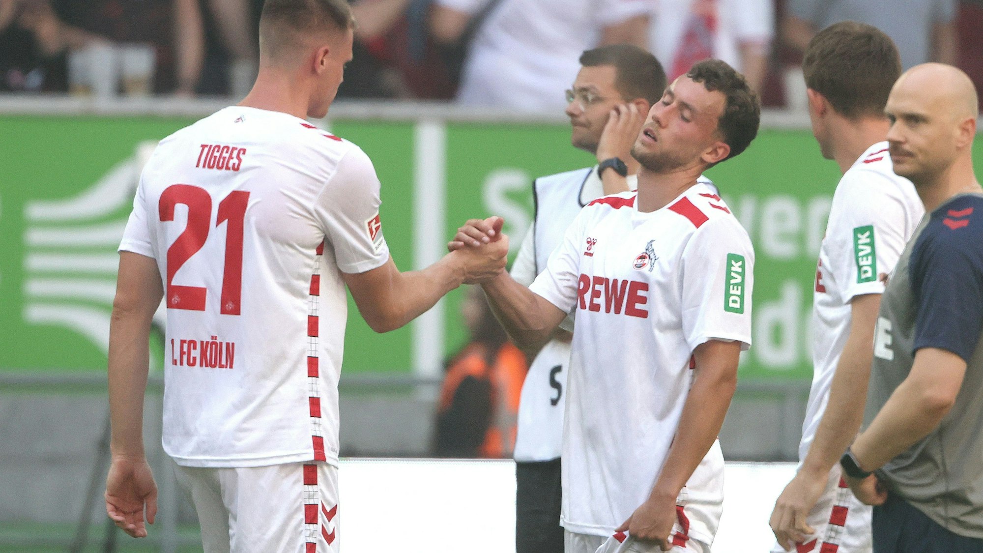 Steffen Tigges und Luca Waldschmidt enttäuschten am Samstag in der Kölner Offensive.
