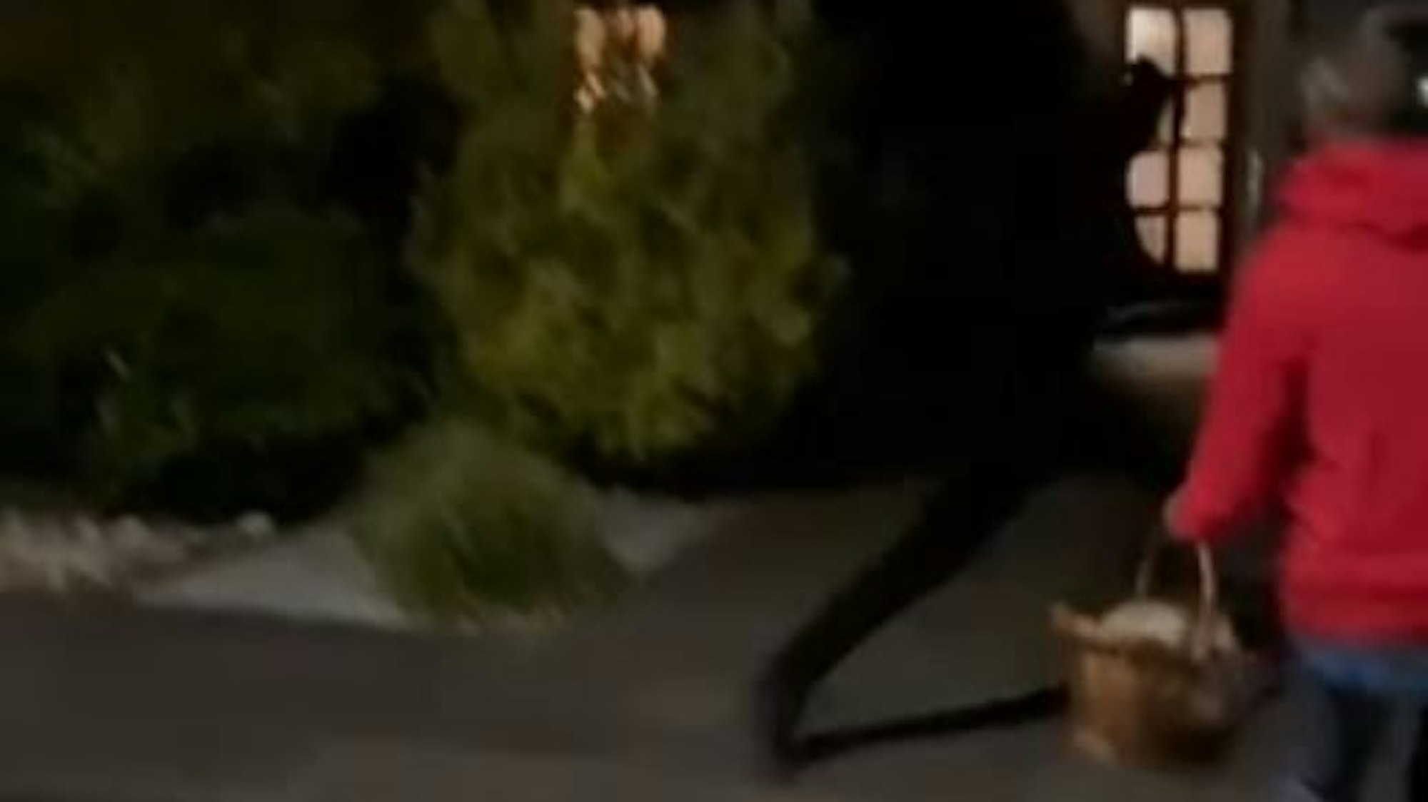 Hier flüchtet einer der Täter vorbei an Anwohnern nach der Messer-Attacke vom Tatort.