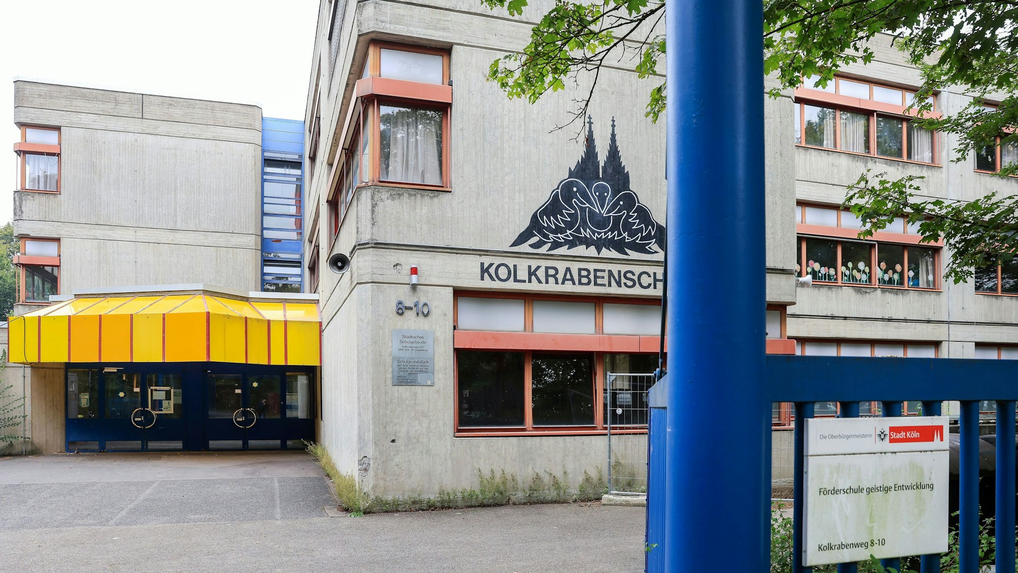 Außenansicht der Förderschule Kolkrabenweg