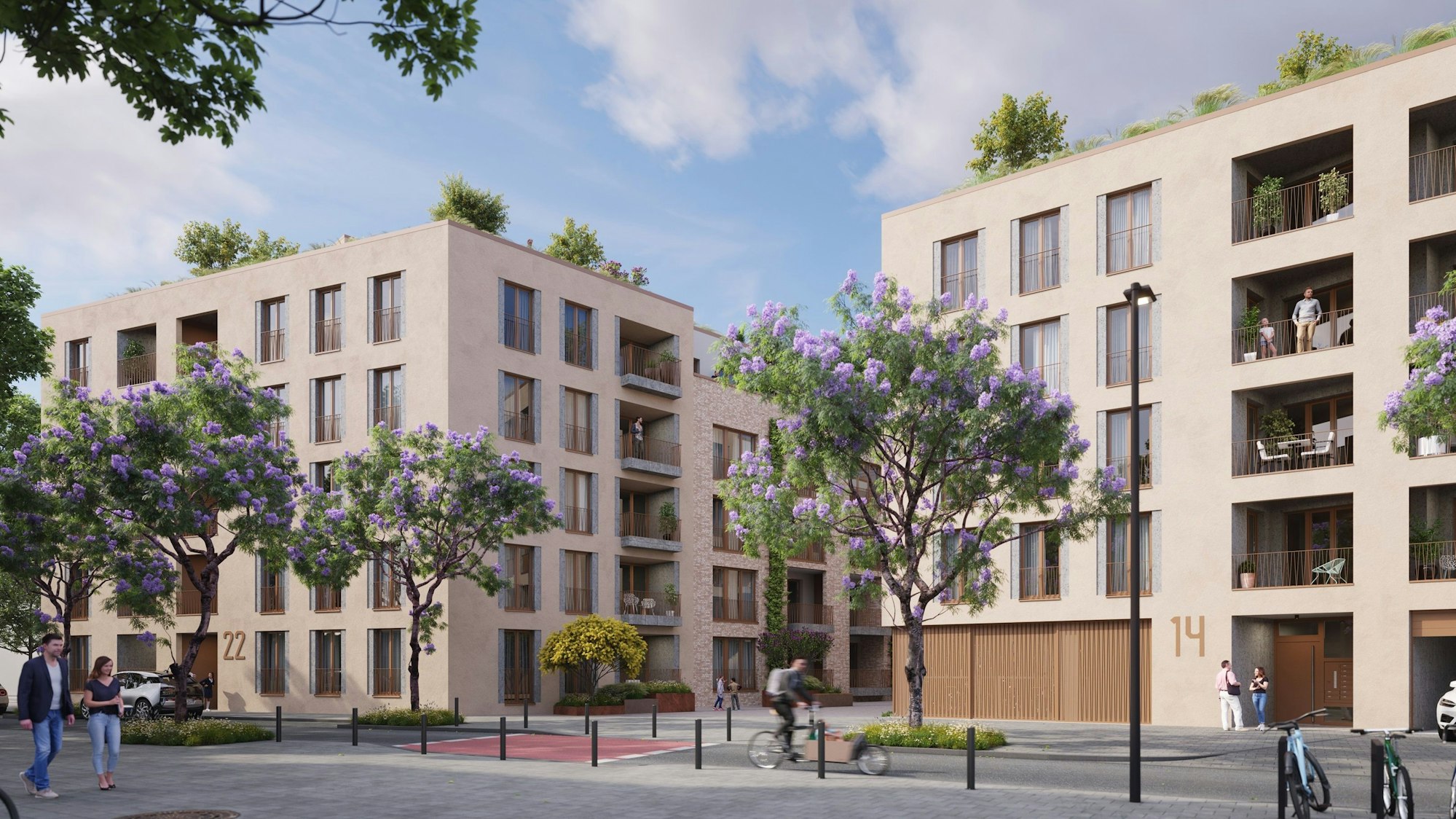 So könnte das Wohnprojekt aussehen. Bezugsfertig sollen die Wohnung im dritten Quartal 2026 sein.