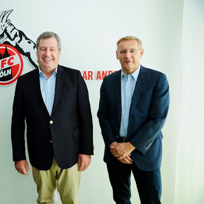 Carsten Wettich, Werner Wolf und Eckhard Sauren (v.l.) beim Gesprächstermin im Geißbockheim