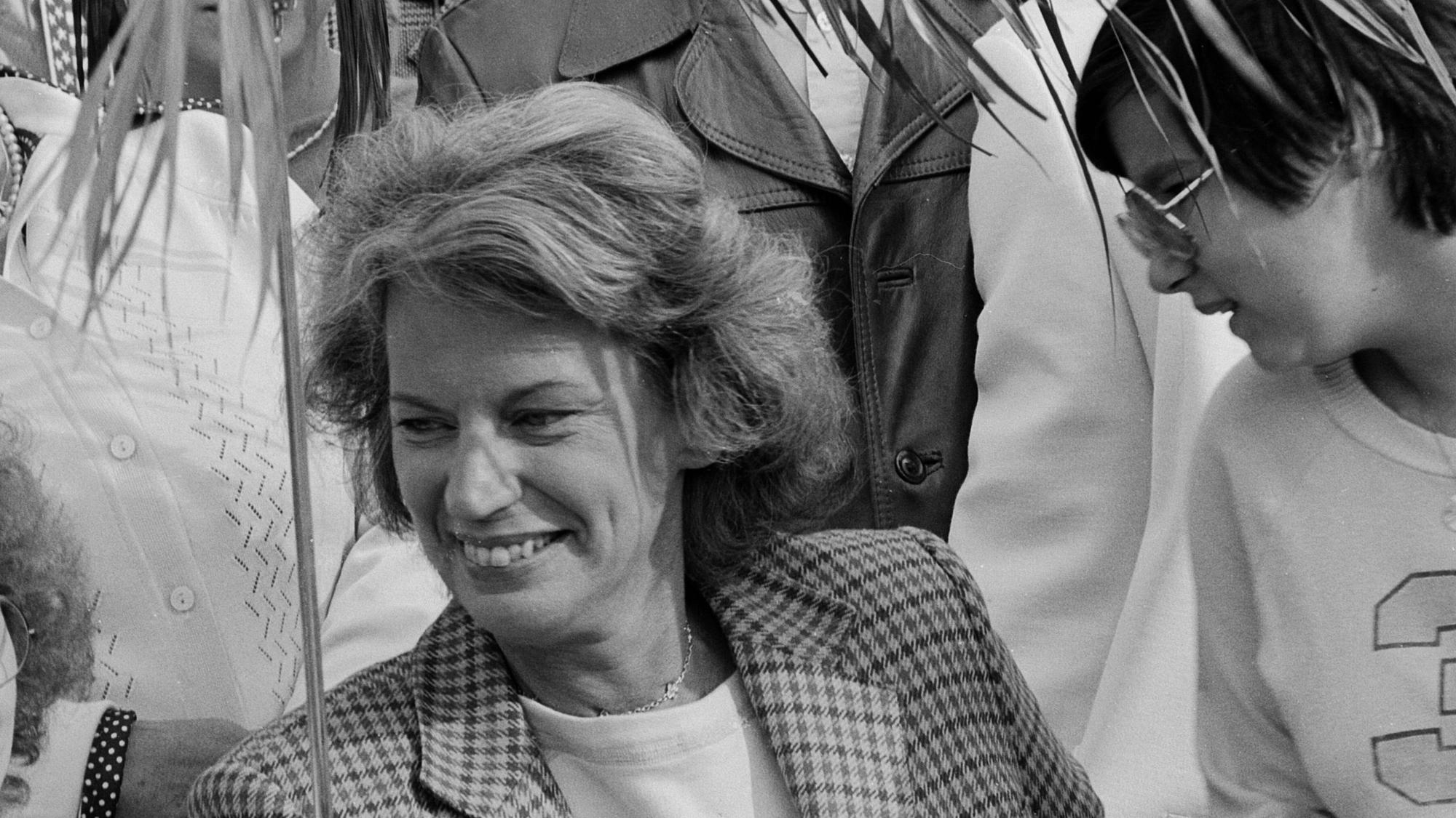 Mildred Scheel, deutsche Ärztin und Ehefrau des ehemaligen Bundespräsidenten Walter Scheel