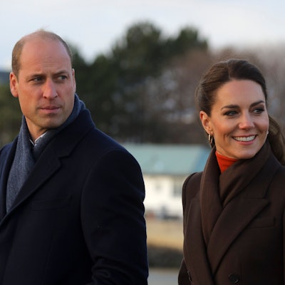 William und Kate, Prinz und Prinzessin von Wales, besuchen die Harbor Defenses of Boston.