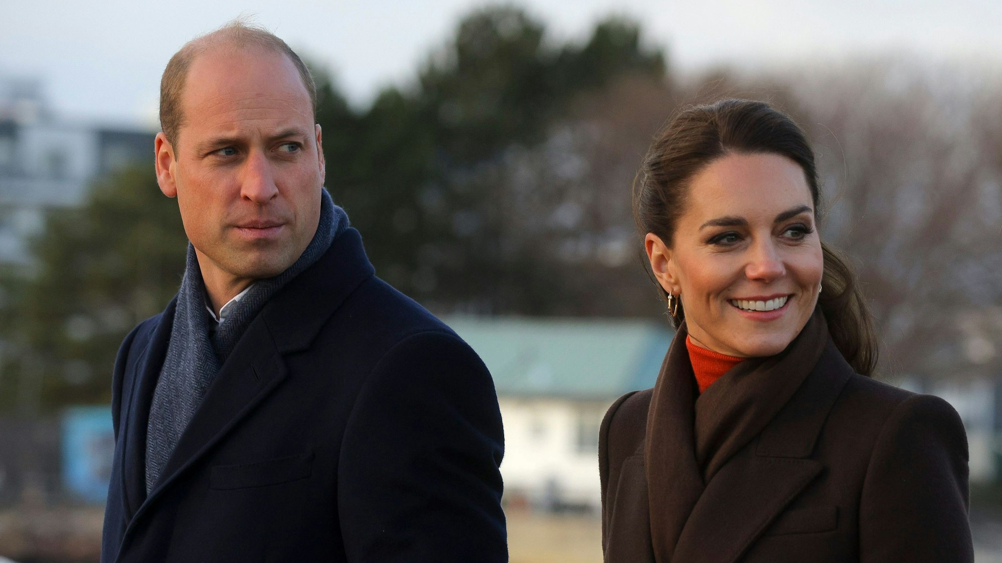 William und Kate, Prinz und Prinzessin von Wales, besuchen die Harbor Defenses of Boston.