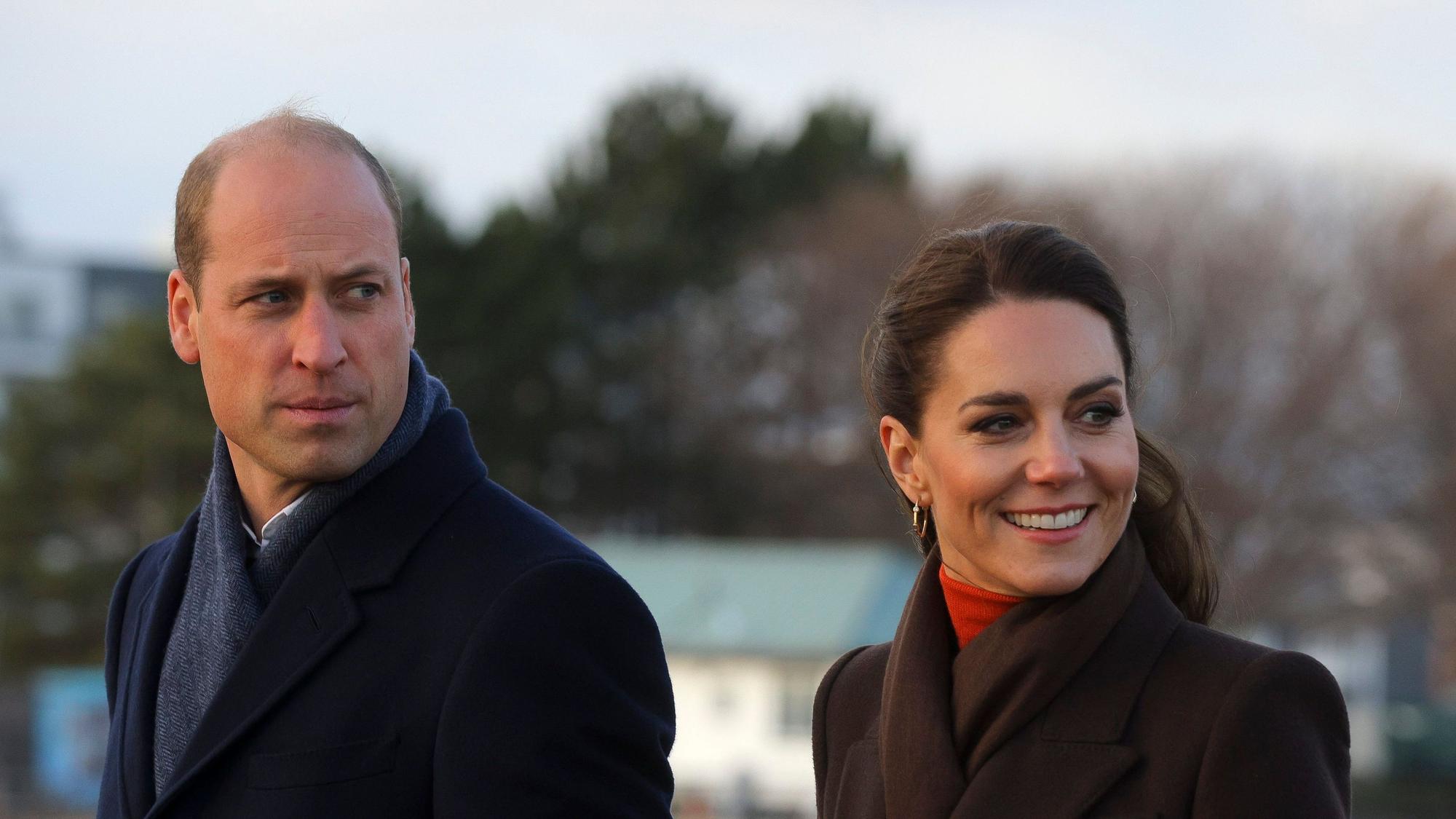William und Kate, Prinz und Prinzessin von Wales, besuchen die Harbor Defenses of Boston.
