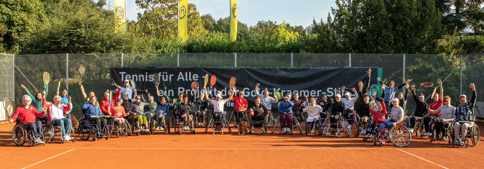 Im 14. Jahr erfreuen sich die offenen Rollstuhltennismeisterschaften immer größerer Beliebtheit.
