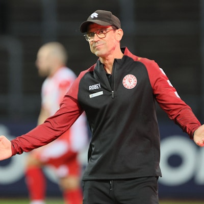 SC Fortuna Köln vs. Borussia Mönchengladbach II, 4.Liga, Matthias Mink (Fortuna), 23.08.2024, Bild: Herbert Bucco