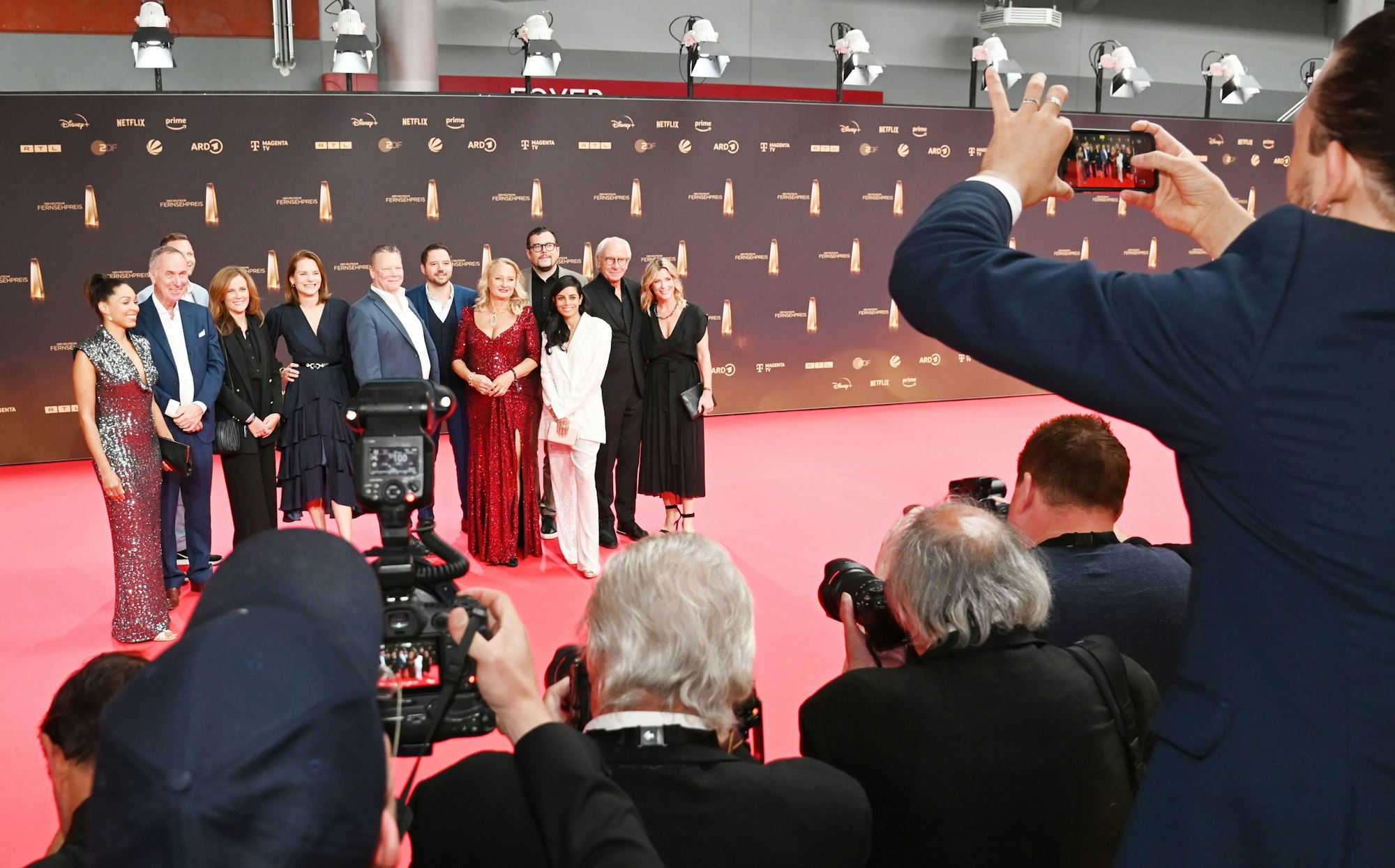 Der Deutsche Fernsehpreis. Einlass und Roter Teppich.