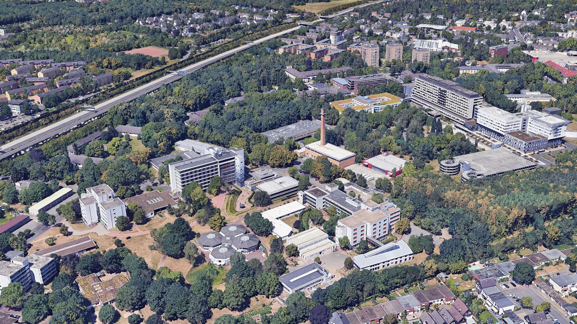 Das Klinikum Merheim in Köln und die LVR Klinik in Merheim