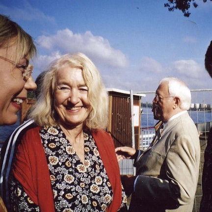 Ingrid Mölders und Fritz Schramma bei der Kölnpfad-Eröffnung 2008.