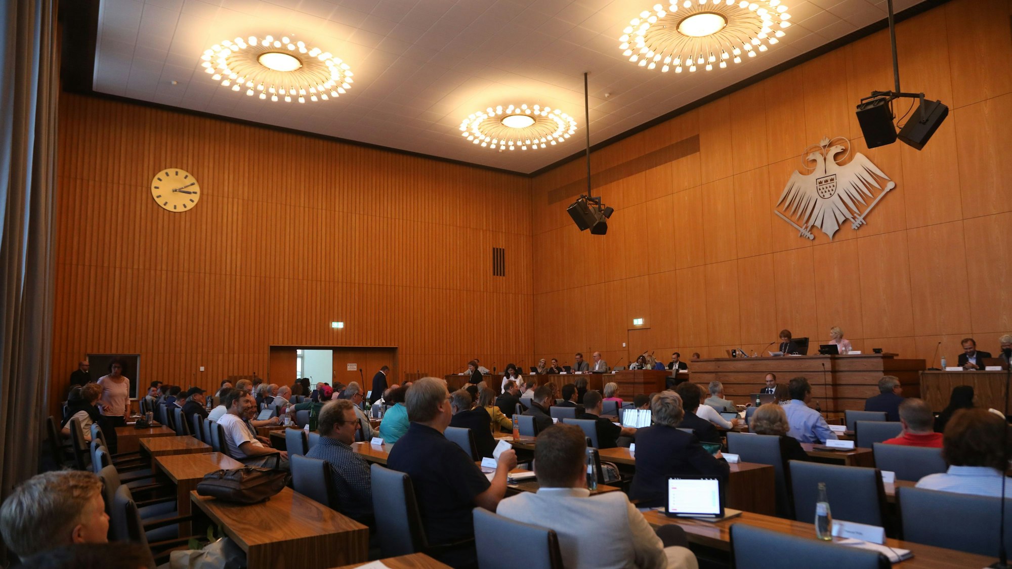 Eine Sitzung des Rates der Stadt Köln im Ratssaal