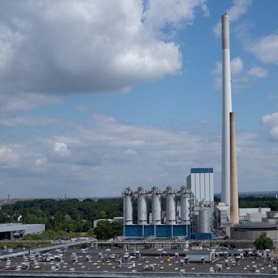 Blick auf das Heizkraftwerk in Merkenich Foto: Uwe Weiser