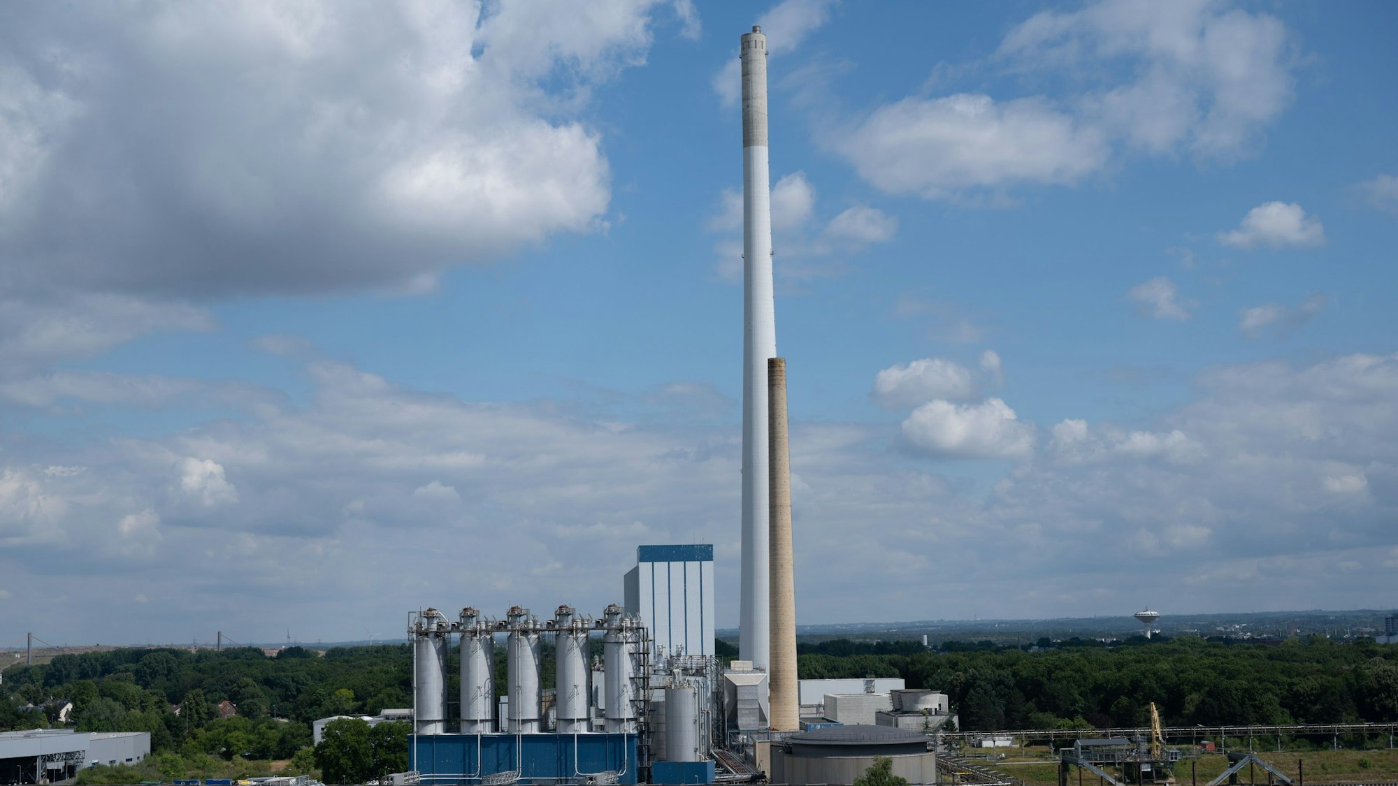 Blick auf das Heizkraftwerk in Merkenich Foto: Uwe Weiser