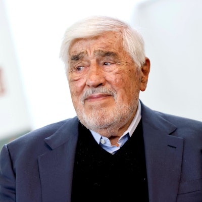 Der Schauspieler Mario Adorf bei einem seiner letzten Besuche in Deutschland, beim Pressetermin im Eifelmuseum anlässlich der Premiere von „Peterchens Mondfahrt“.