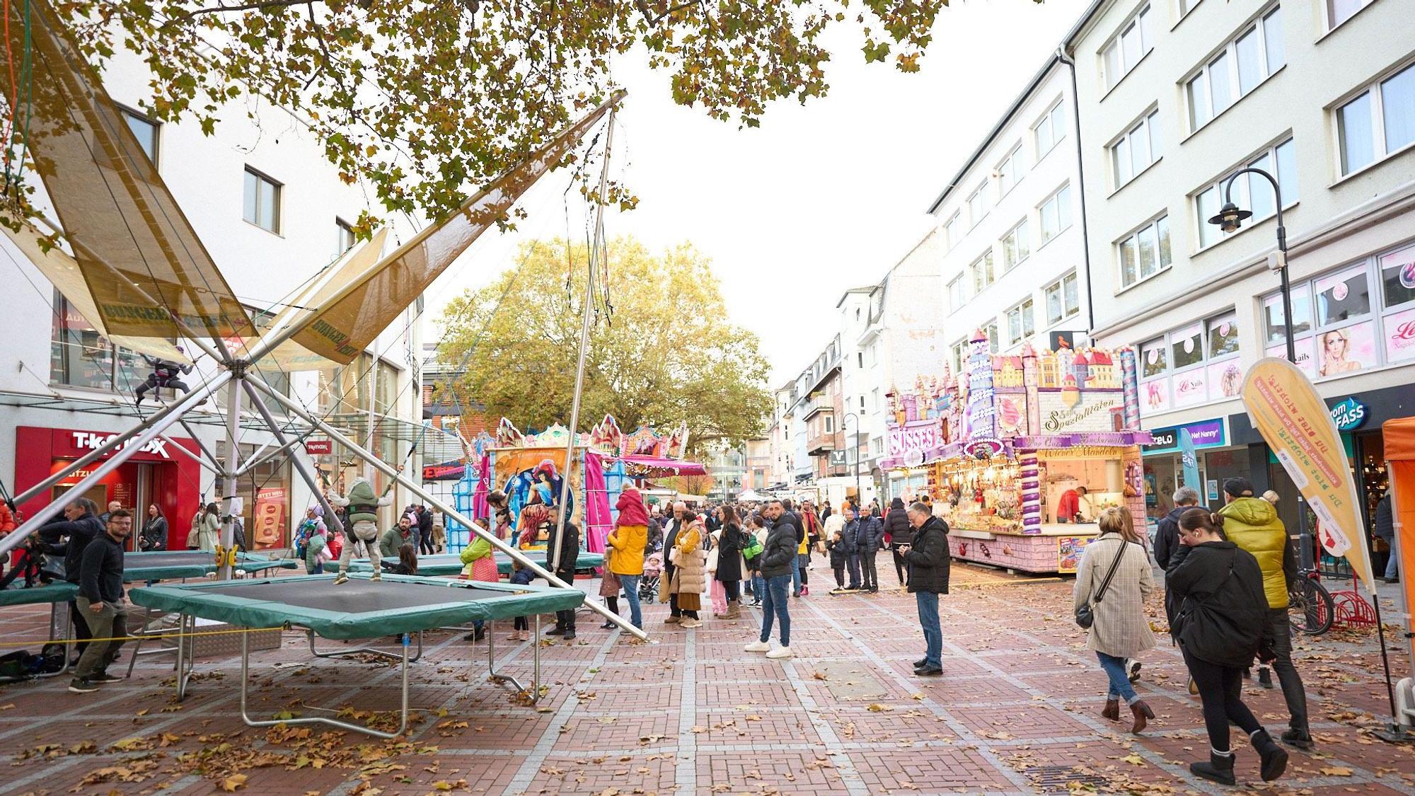 Kirmes in der Fußgängerzone