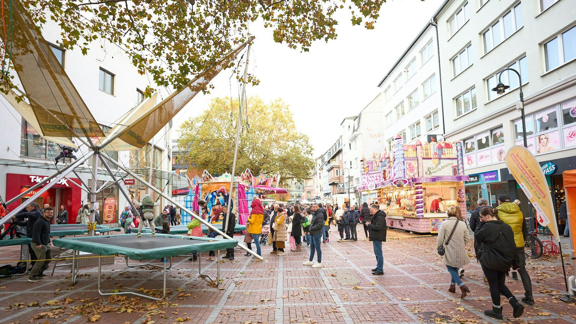 Kirmes in der Fußgängerzone