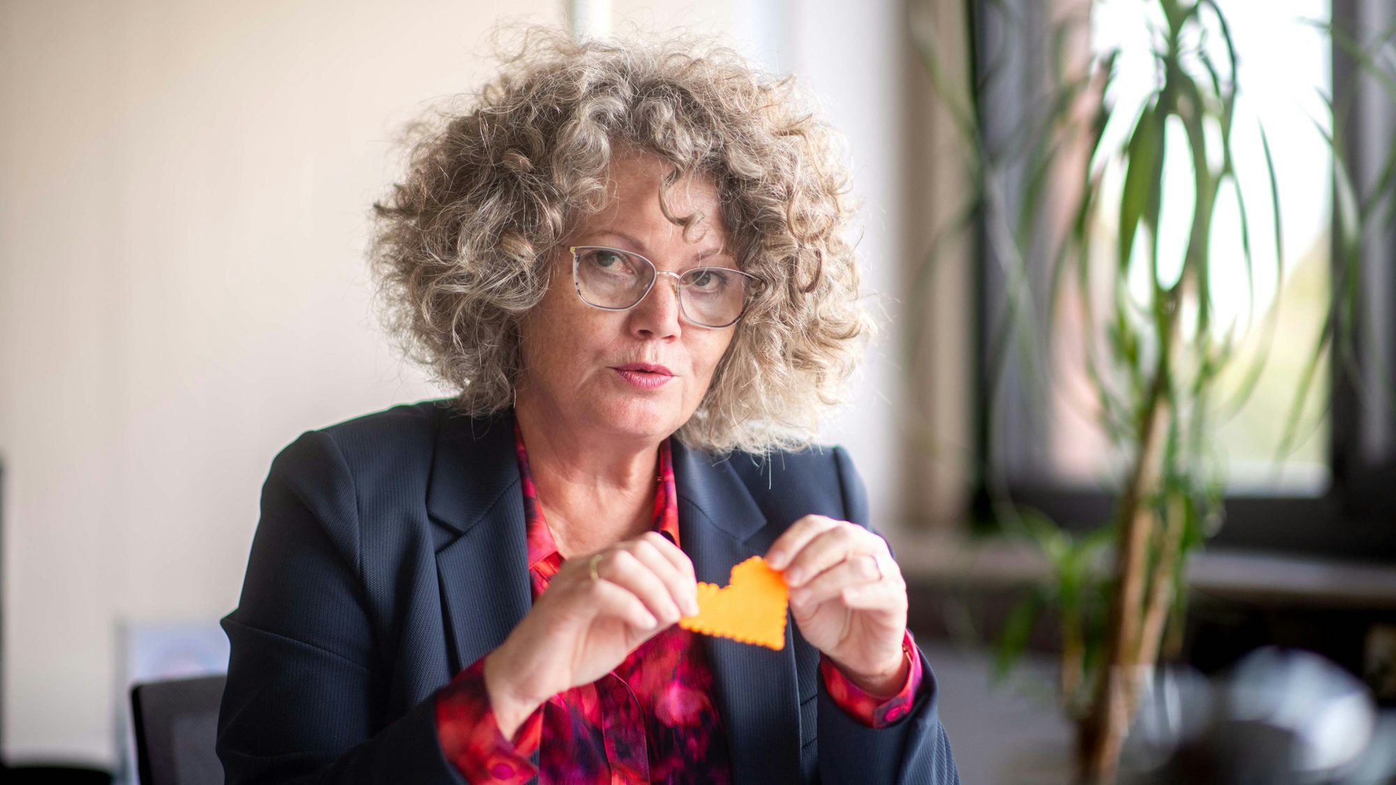 Ein Porträt der Weilerswister Bürgermeisterin Anne Horst.