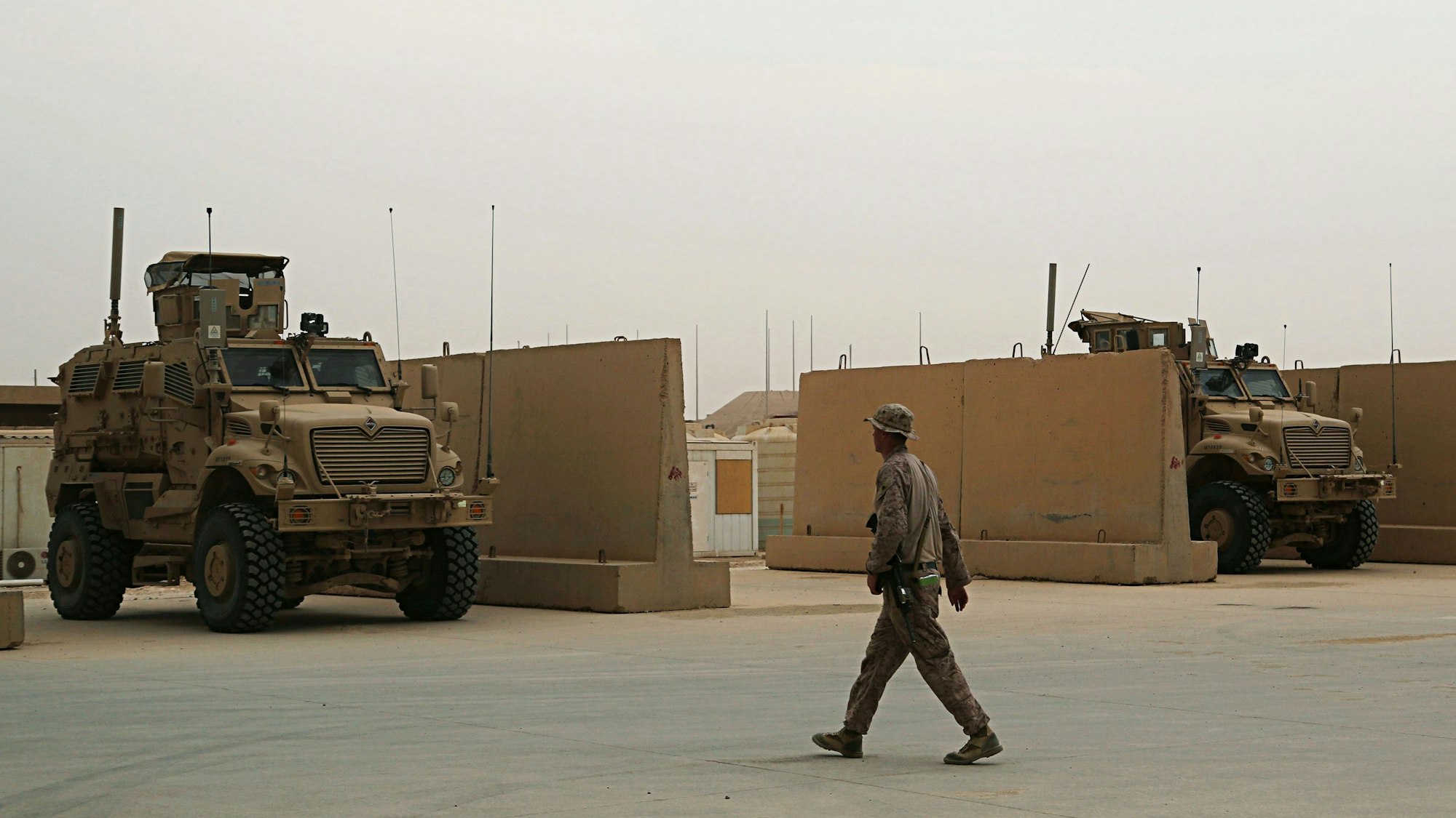 US-Soldaten auf dem Luftwaffenstützpunkt Ain al-Asad im Irak.