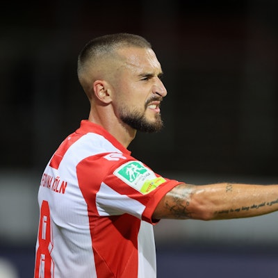 SC Fortuna Köln vs. Borussia Mönchengladbach II, 4.Liga, Stipe Batarilo-Cerdic (Fortuna), 23.08.2024, Bild: Herbert Bucco