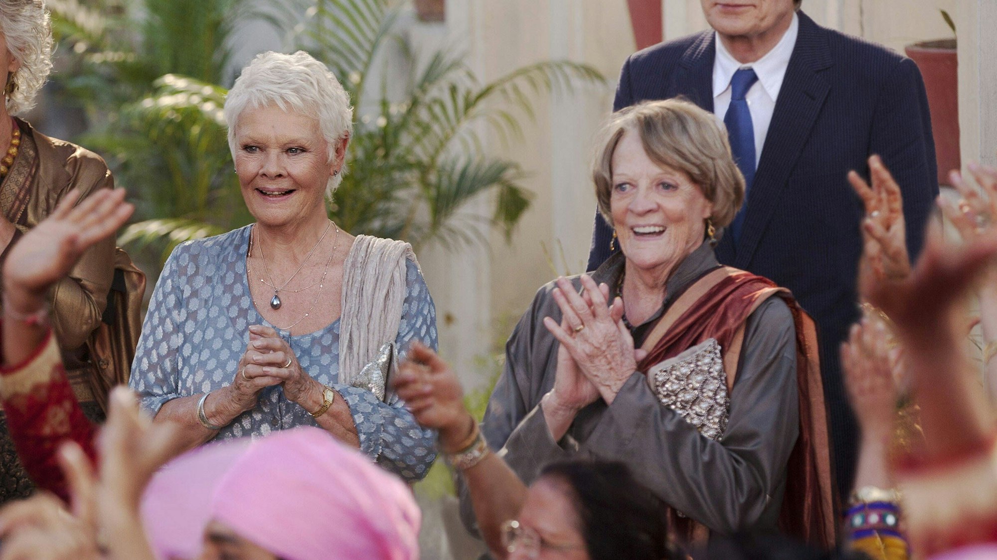 Judi Dench und Maggie Smith in „Best Exotic Marigold Hotel 2“.