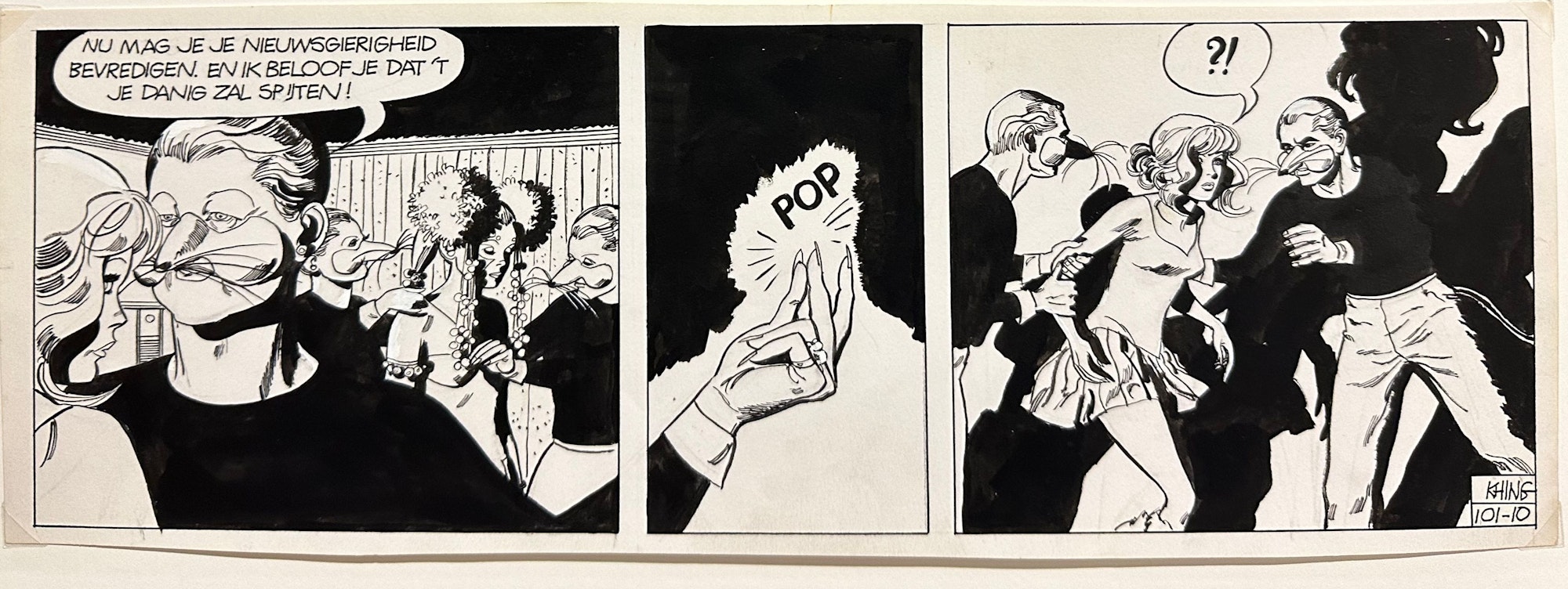 Comicstrips für Tageszeitungen fertigte Thé Tjong-Khing zwischen 1969 und 1973.