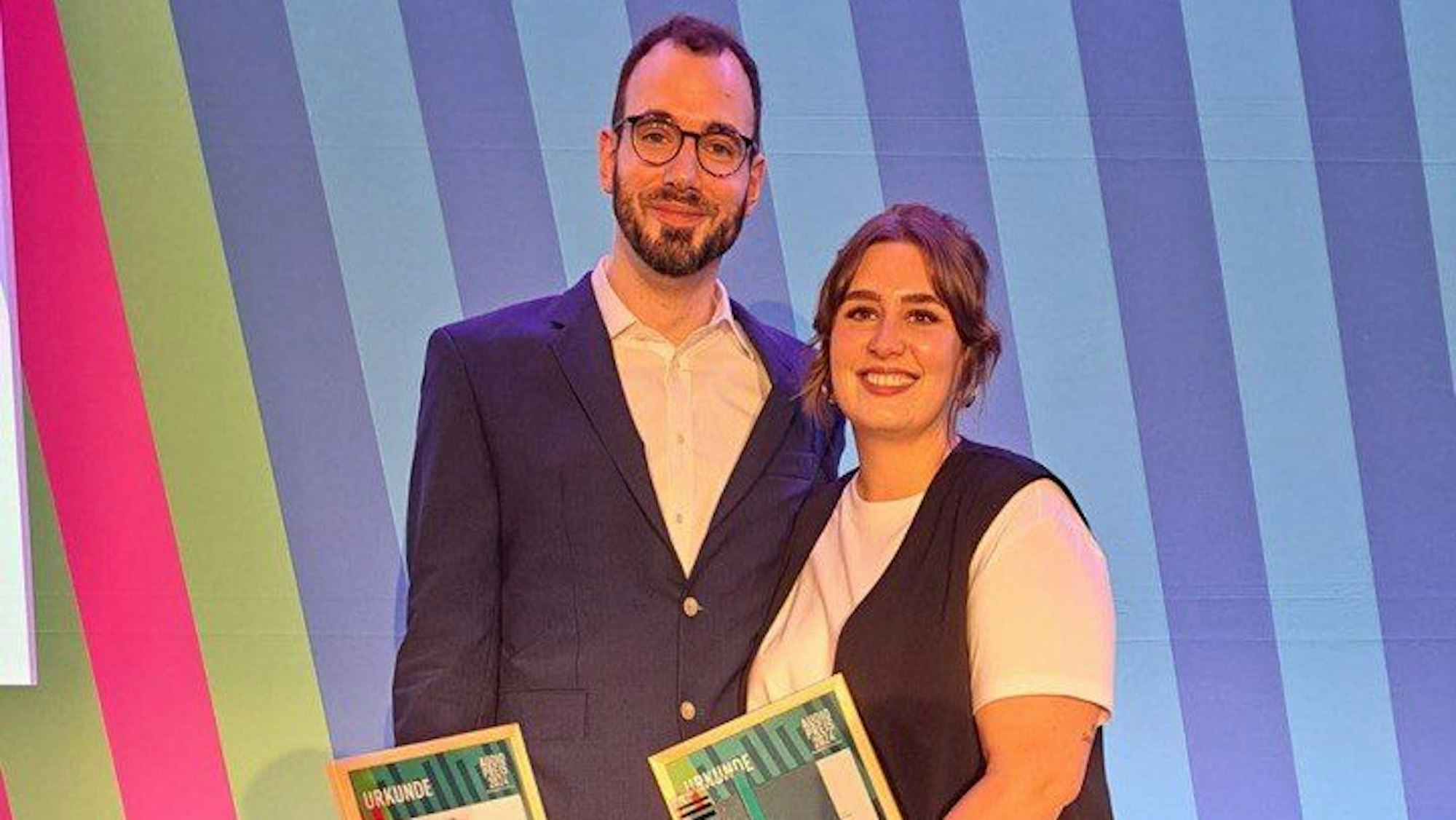 Isabel Leifeld und Sebastian Poullie