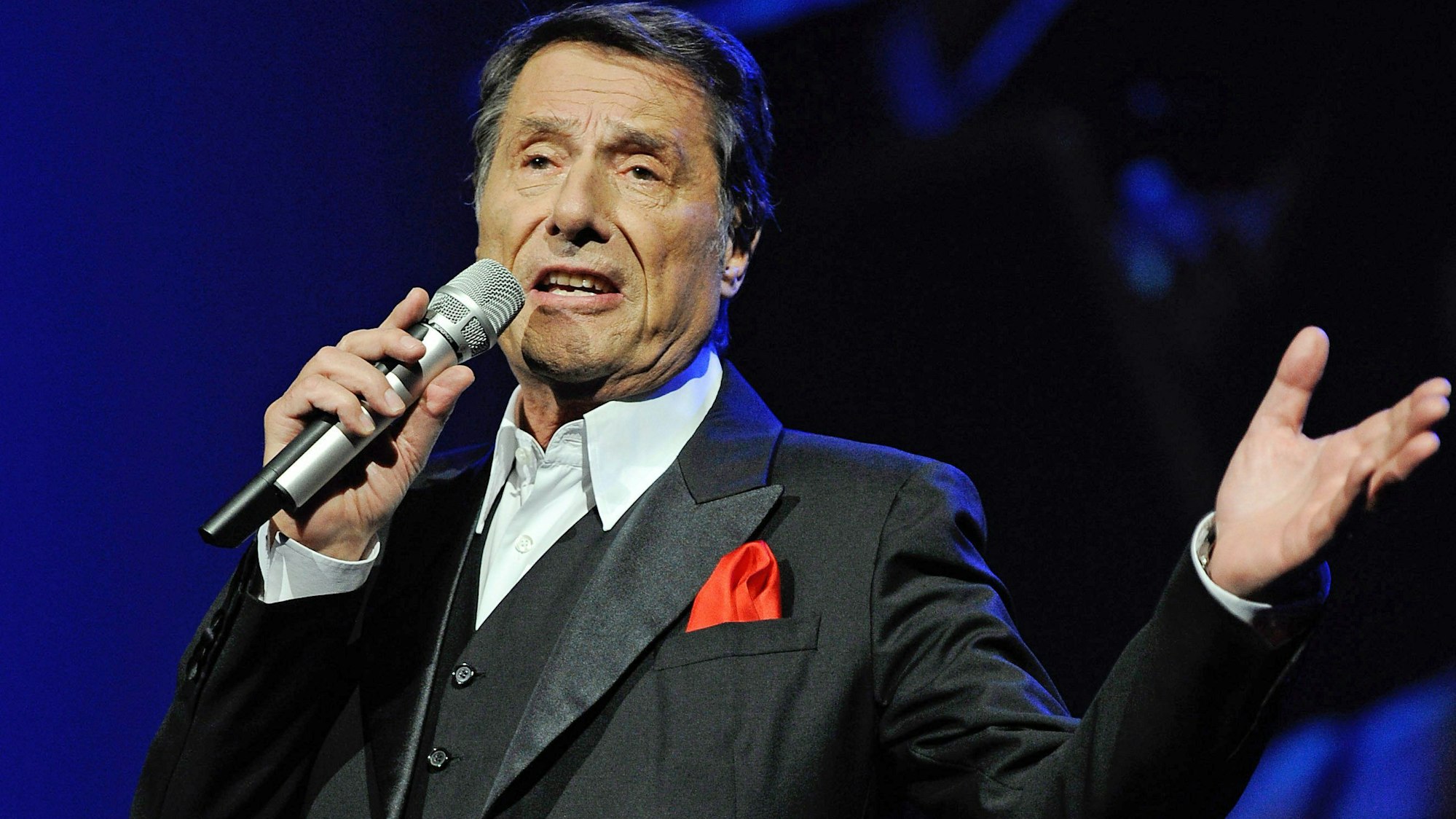 Der Sänger Udo Jürgens beim Auftakt seiner Tournee ‚Der ganz normale Wahnsinn‘ im Jahr 2012.