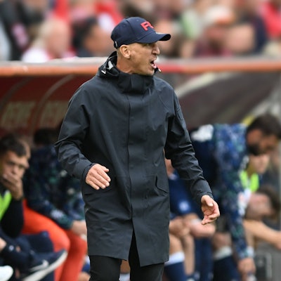 Trainer Gerhard Struber reagierte beim 4:4 gegen den KSC mit wachsender Ungeduld auf das Auftreten seiner Mannschaft.