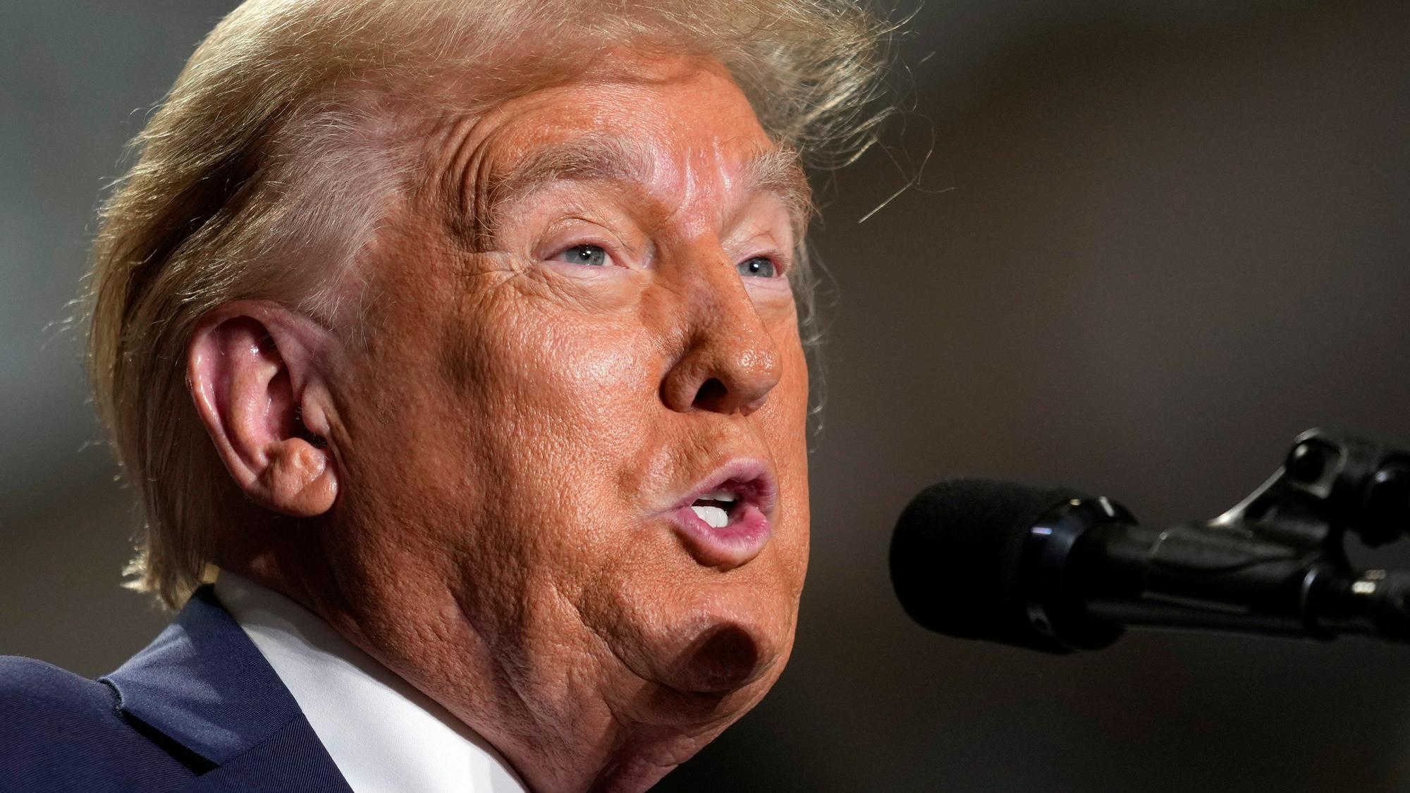 Donald Trump hat mit Bemerkungen über Kamala Harris für Empörung gesorgt - und für Kritik aus der eigenen Partei. (Archivbild)