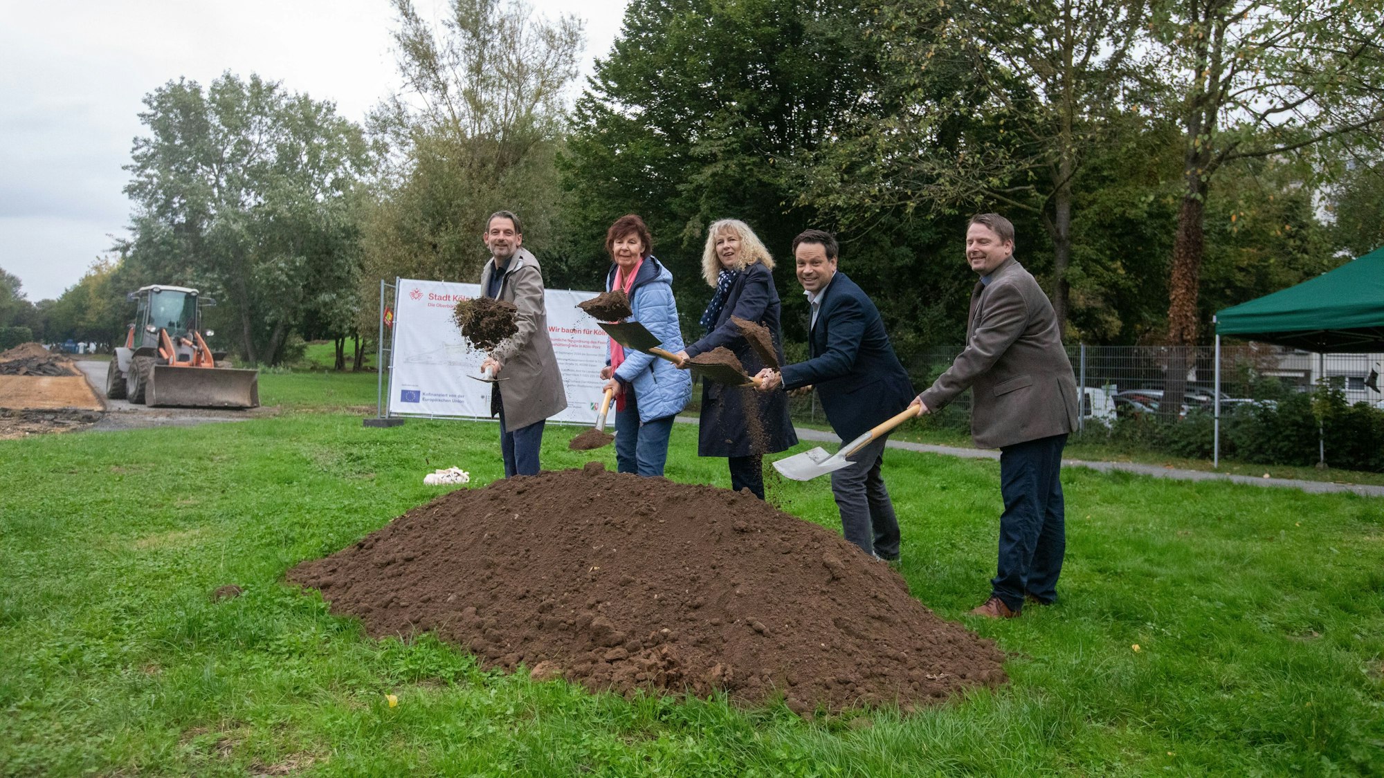 Spatenstich zum Glashüttenpark