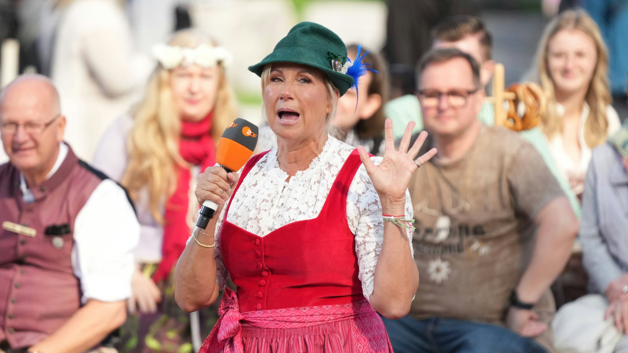 „Kiwi“ sorgt für gute Stimmung im ZDF-Fernsehgarten.