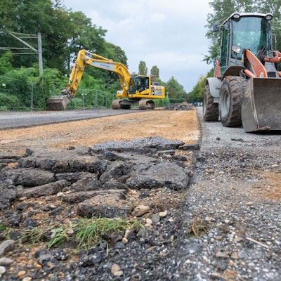 Arbeiten zum Glashüttenpark