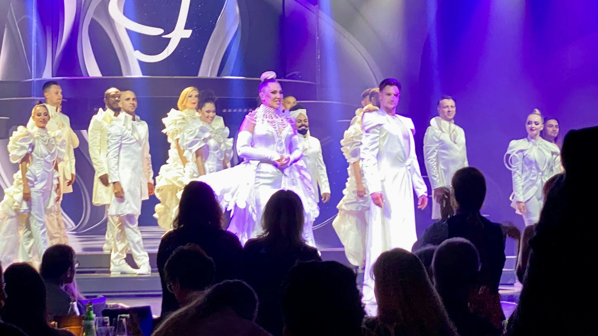 Auf dem Bild sind Akteure der Dinnershow zu sehen.