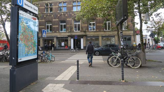 Gefahrenpunkt: Die Überquerung des Zebrastreifens vor dem Helioshaus ist nicht ganz ungefährlich.