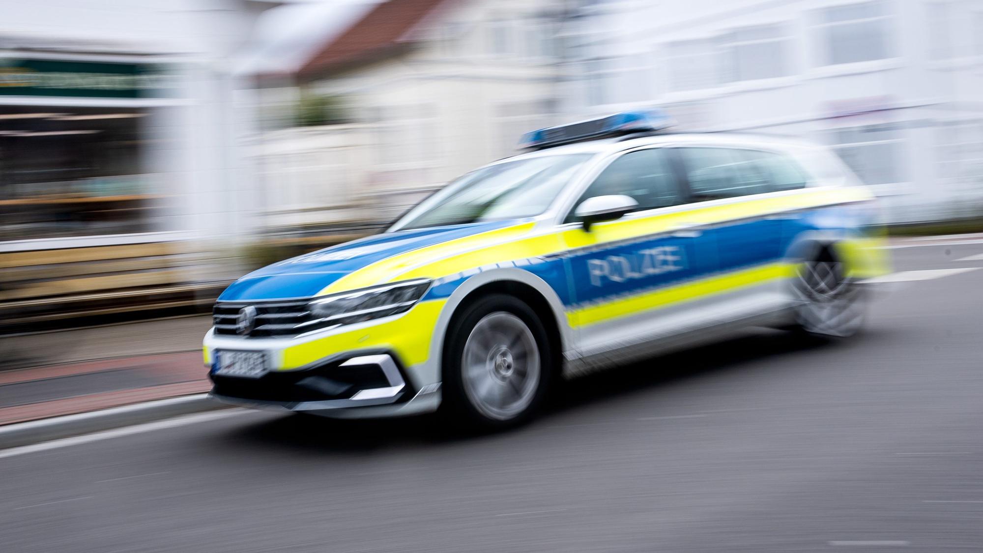 Ein Polizeiwagen