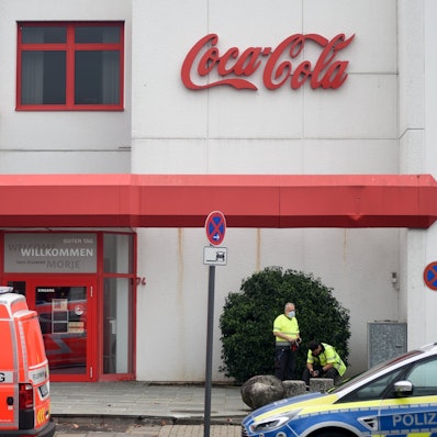 Coca-Cola-Werk in Köln Ossendorf ausgelaufen.
Foto: Csaba Peter Rakoczy