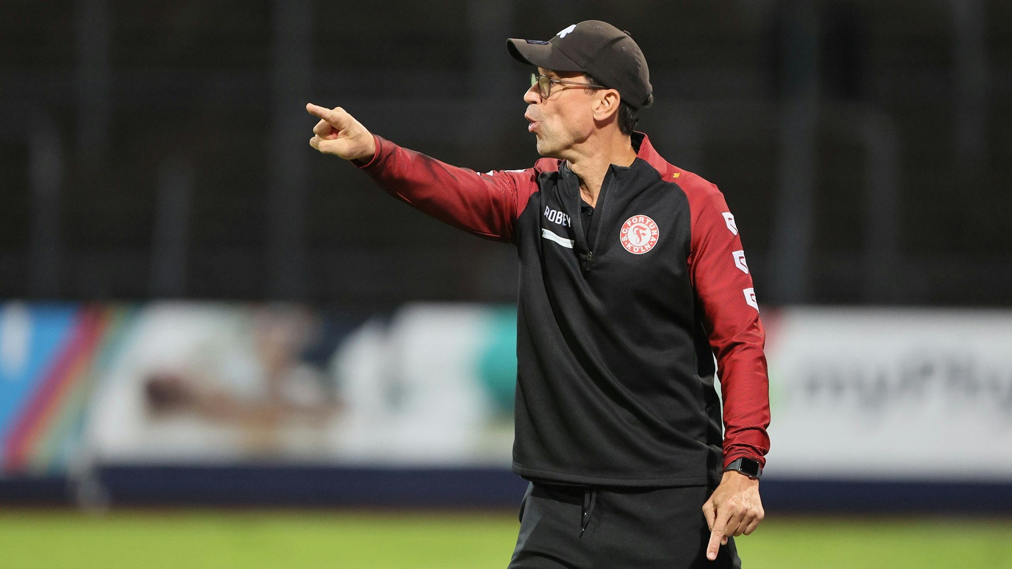 SC Fortuna Köln vs. Borussia Mönchengladbach II, 4.Liga, Matthias Mink (Fortuna), 23.08.2024, Bild: Herbert Bucco