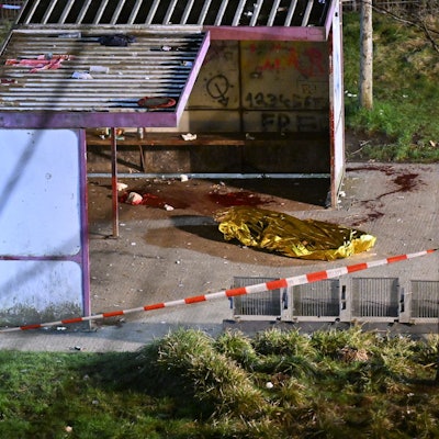 Blick auf den Tatort am Gummersbacher Trinkerbüdchen
