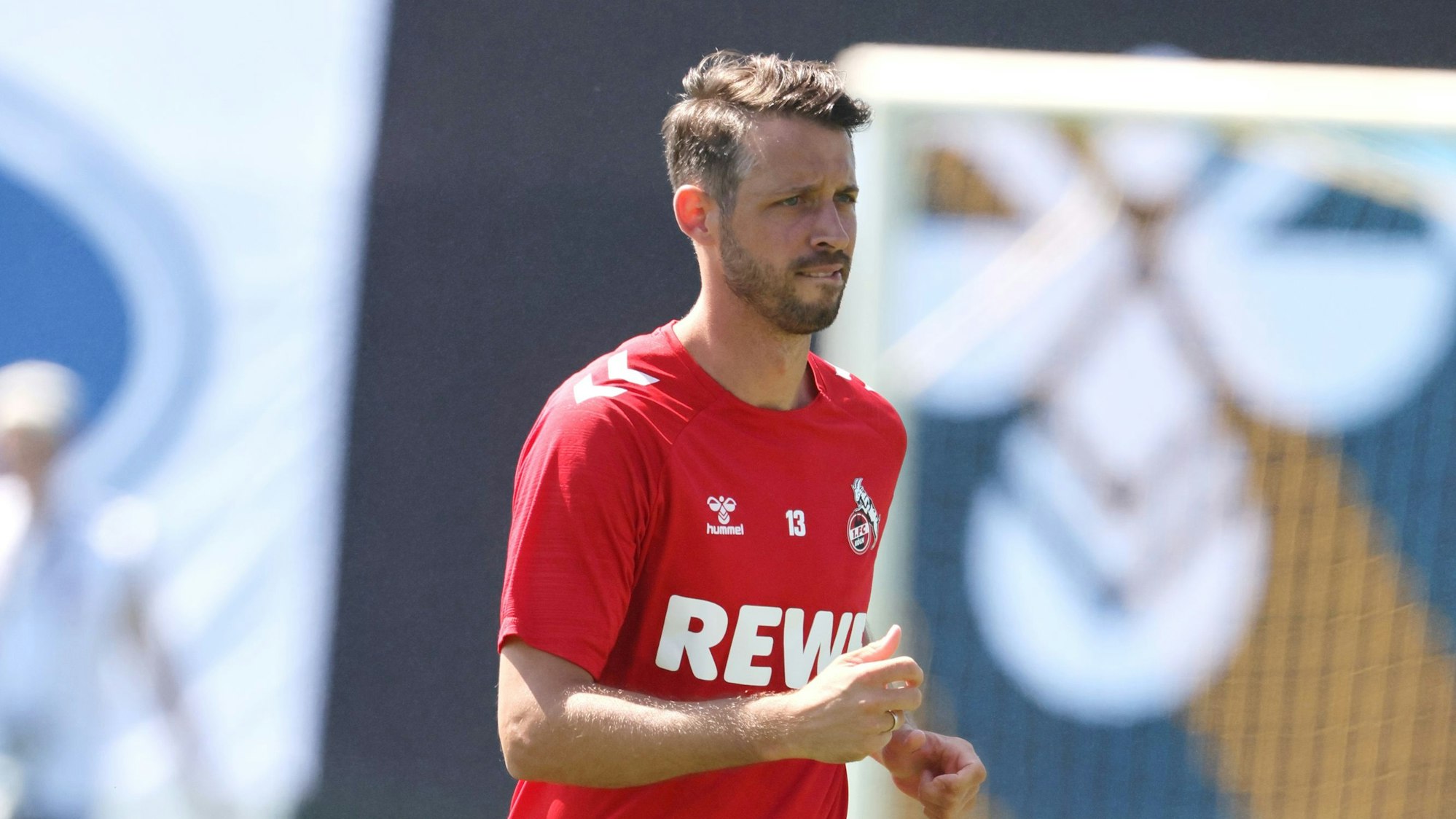 Mark Uth hat am Mittwoch wieder weite Teile des Kölner Mannschaftstrainings absolviert.