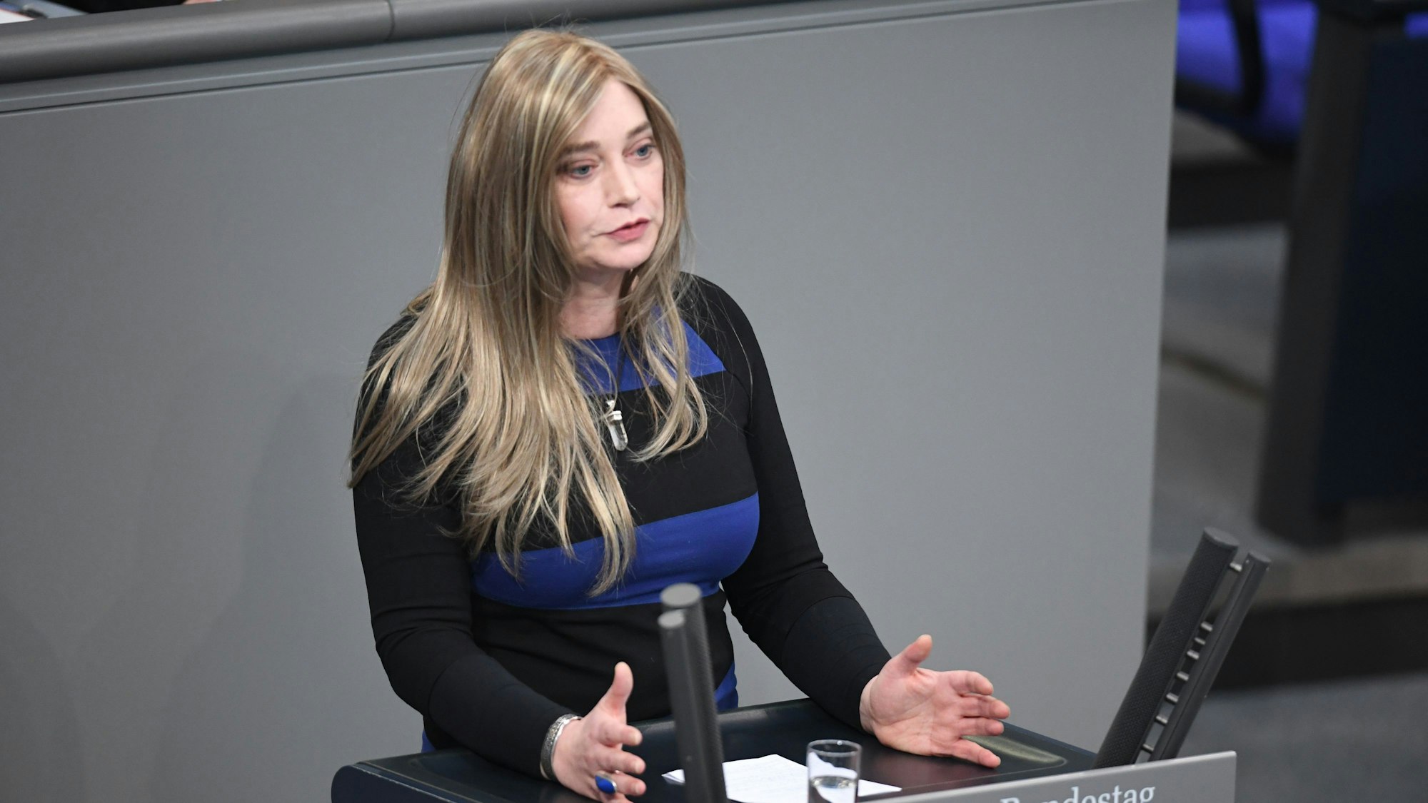 Tessa Ganserer (Bündnis 90/Die Grünen) im Bundestag