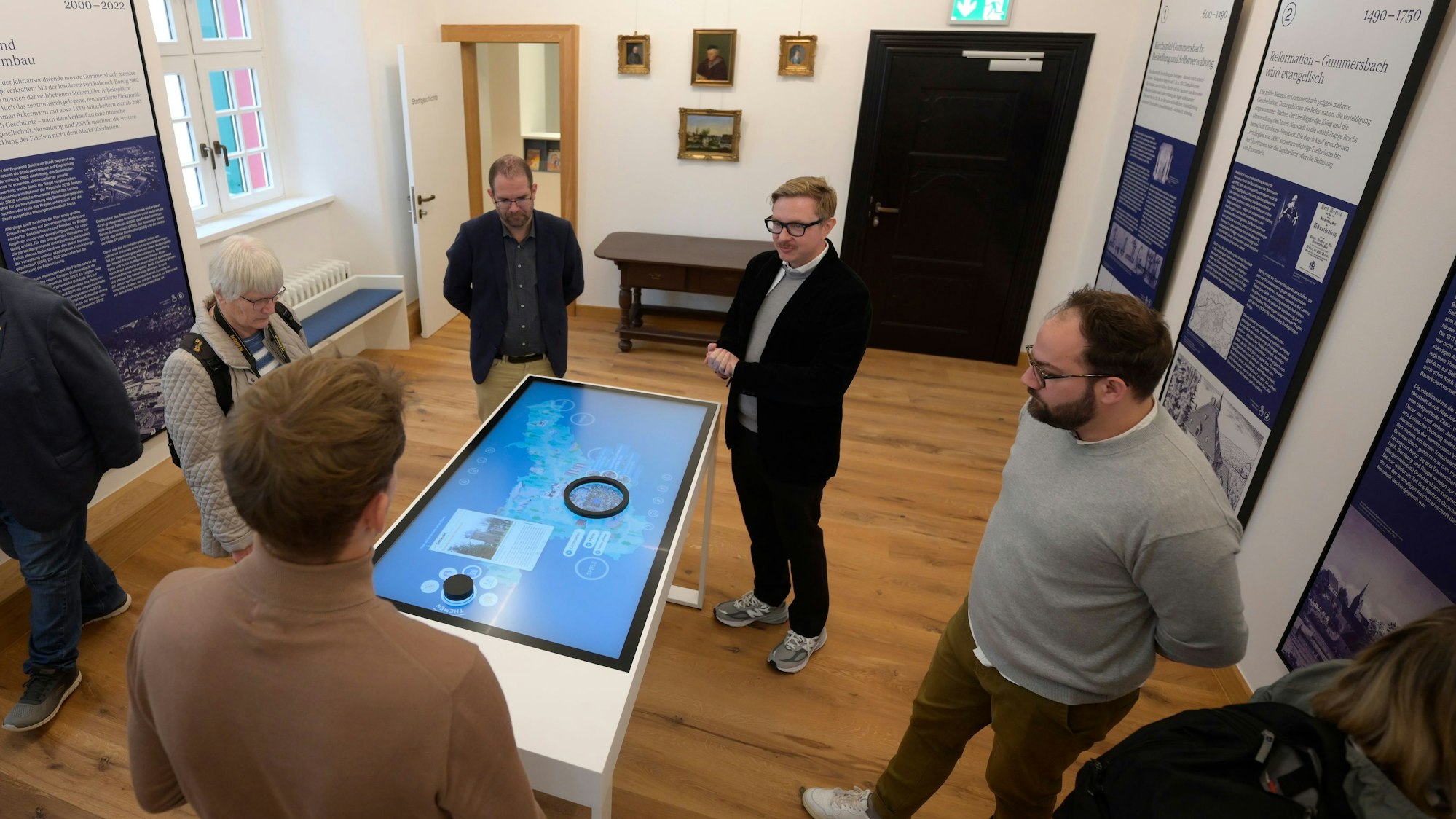 Blick in den Raum der Geschichte in der Alten Vogtei.