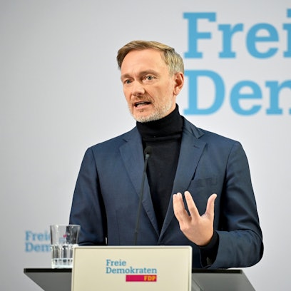 Christian Lindner (FDP), Bundesfinanzminister und FDP-Bundesvorsitzender.