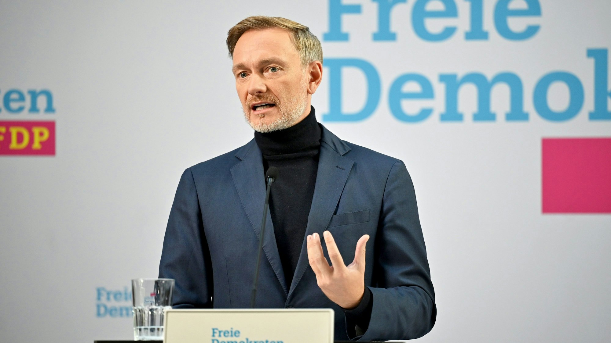 Christian Lindner (FDP), Bundesfinanzminister und FDP-Bundesvorsitzender.