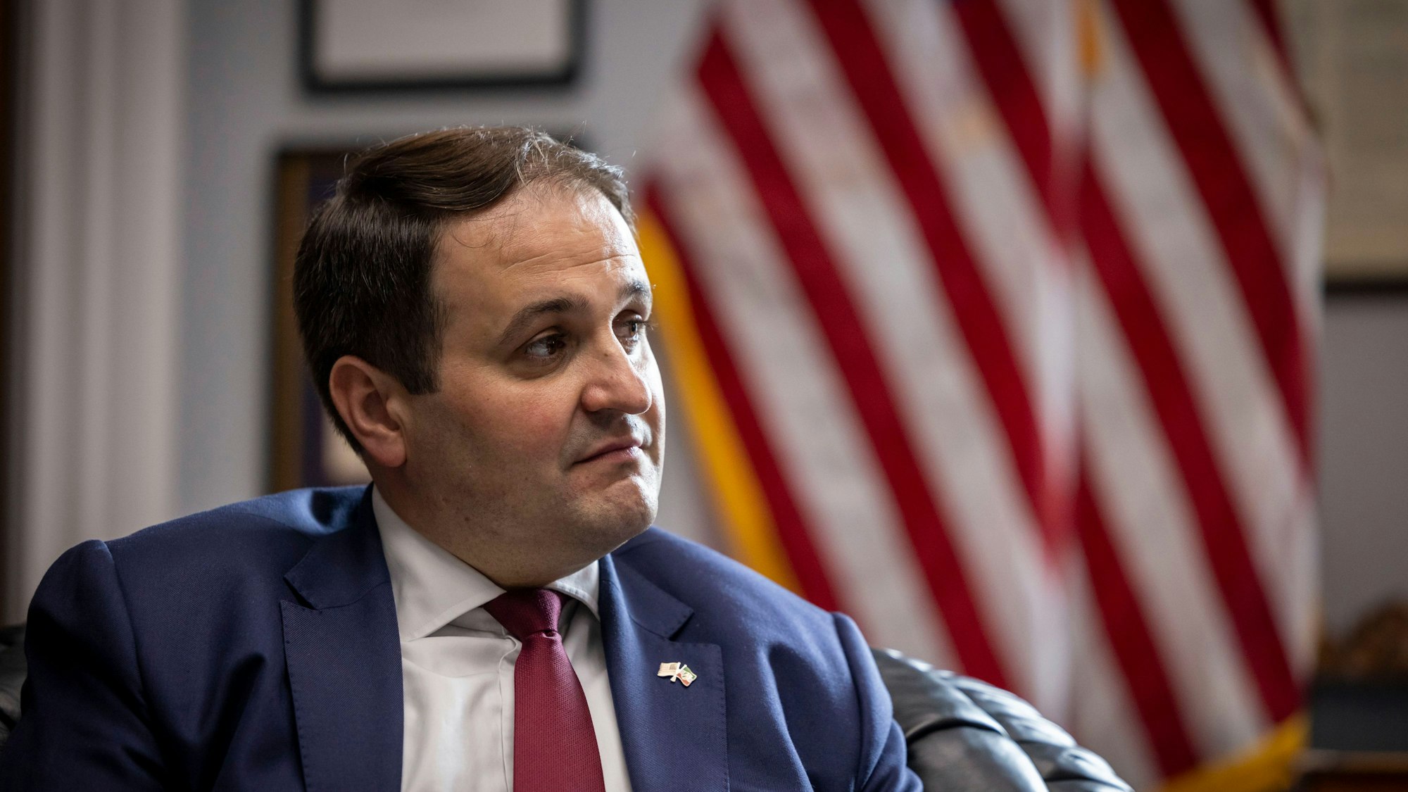 NRW-Europaminister Nathanael Liminski (CDU) führte im US-Kongress politische Gespräche.