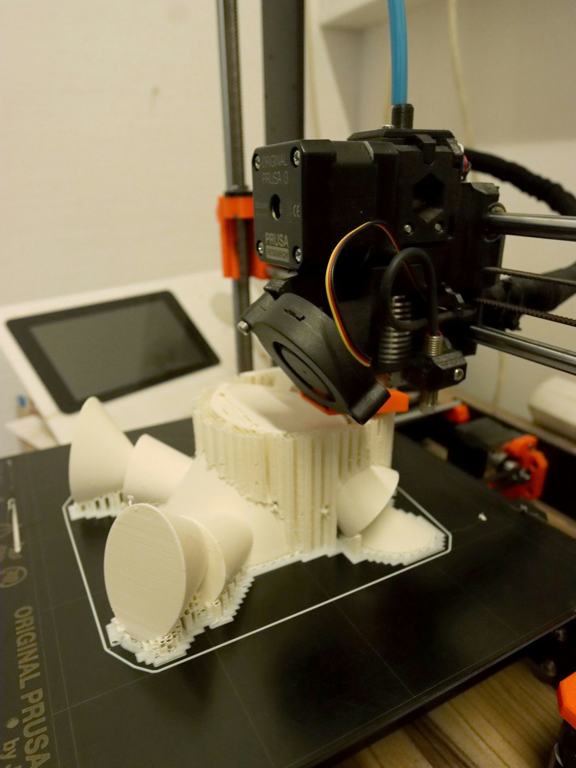 Ein 3D-Drucker in Aktion.