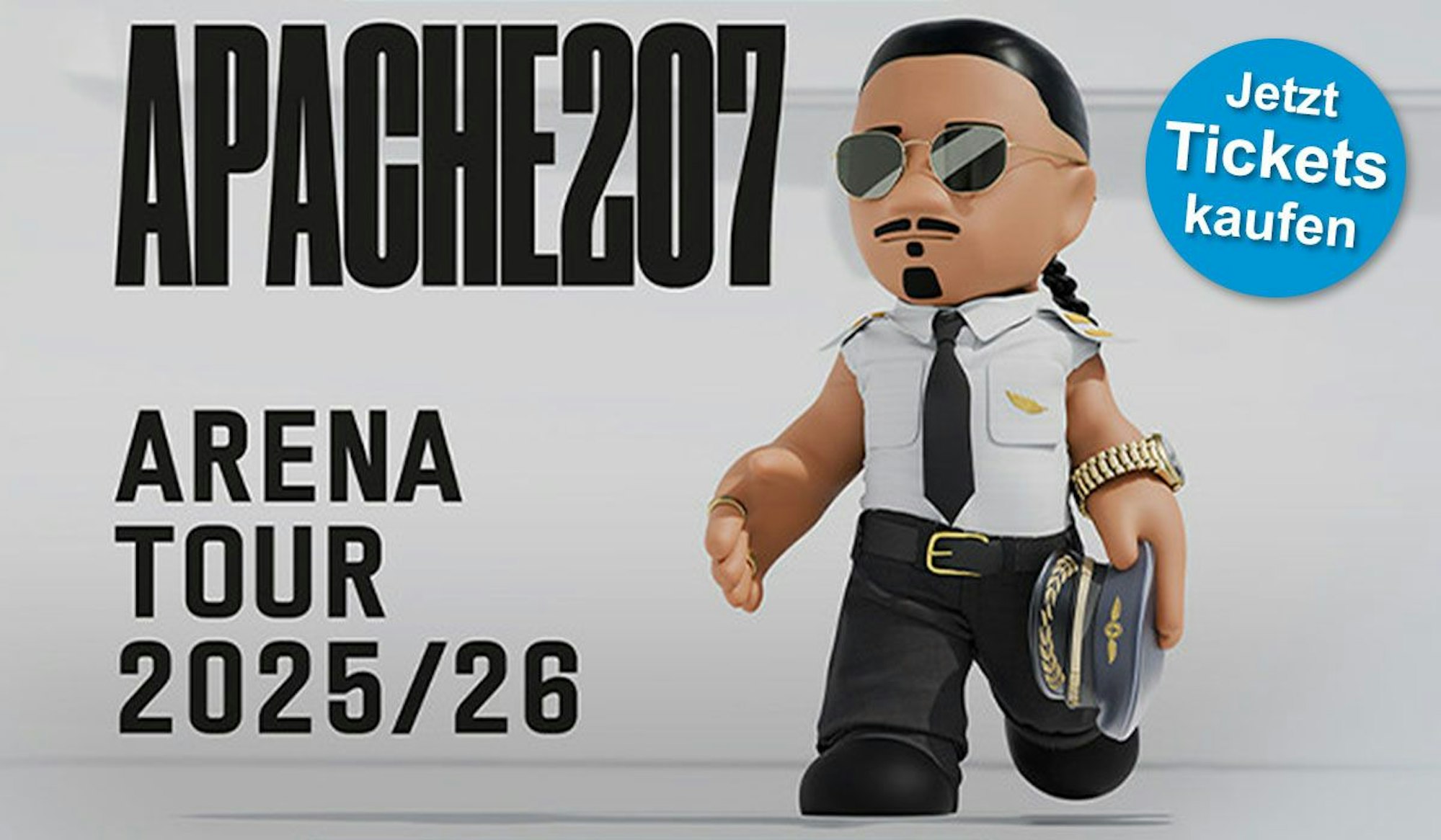 Apache 207 auf großer Arena-Tour 2025/26: Jetzt Tickets im Vorverkauf