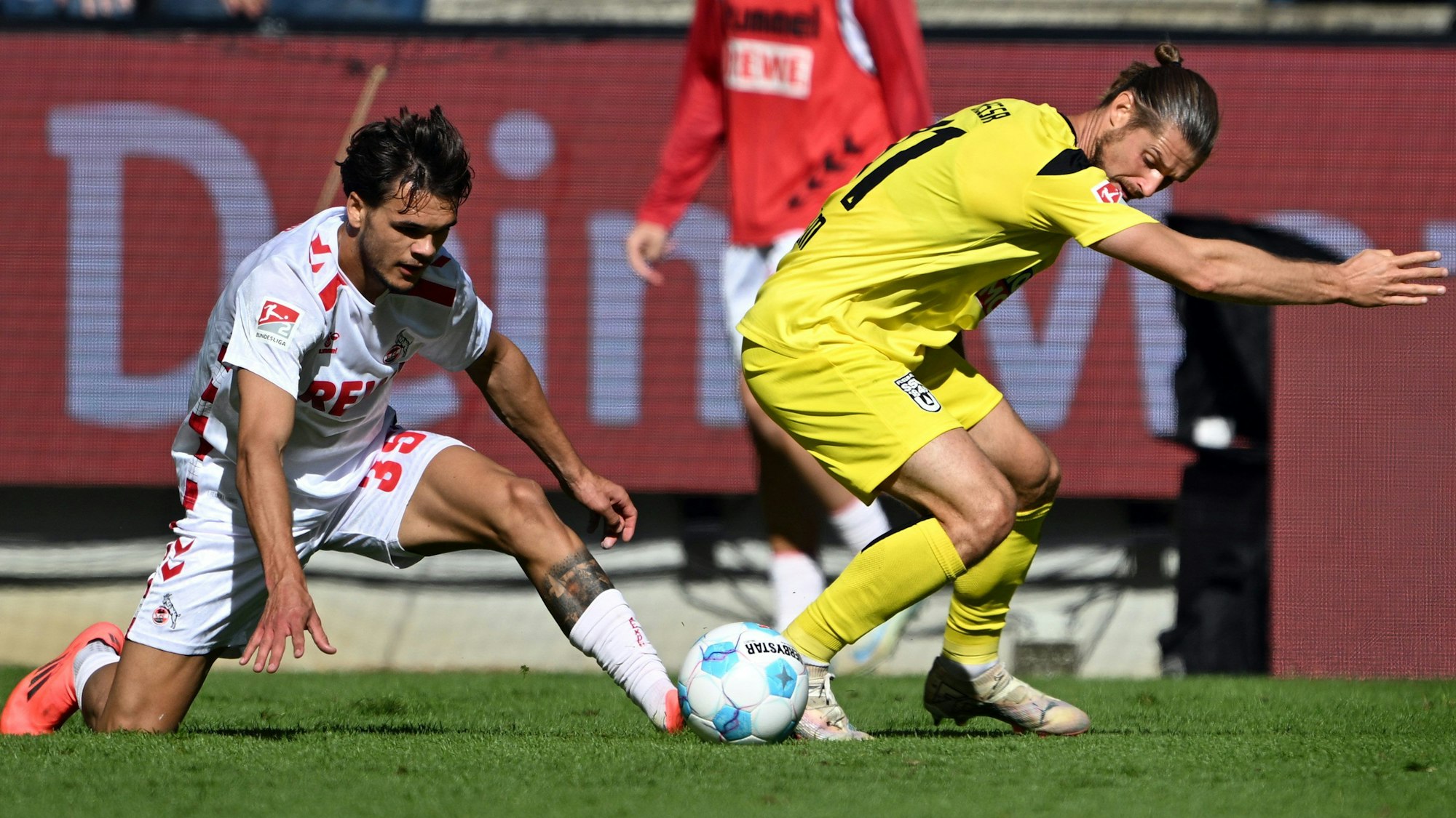 Max Finkgräfe feierte gegen Ulm sein Startelf-Comeback, zeigte sich im Spiel aber durchaus überfordert. In der Pause folgte der Wechsel.
