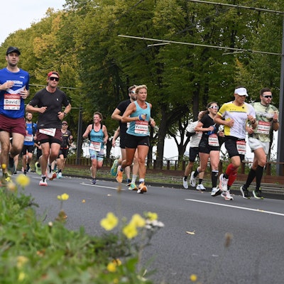 Läufer beim Köln-Marathon