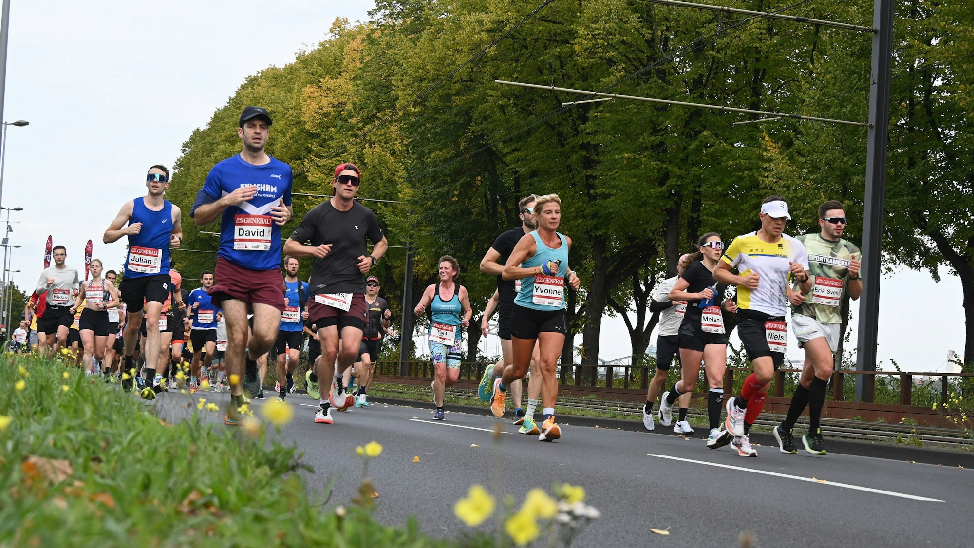 Läufer beim Köln Marathon