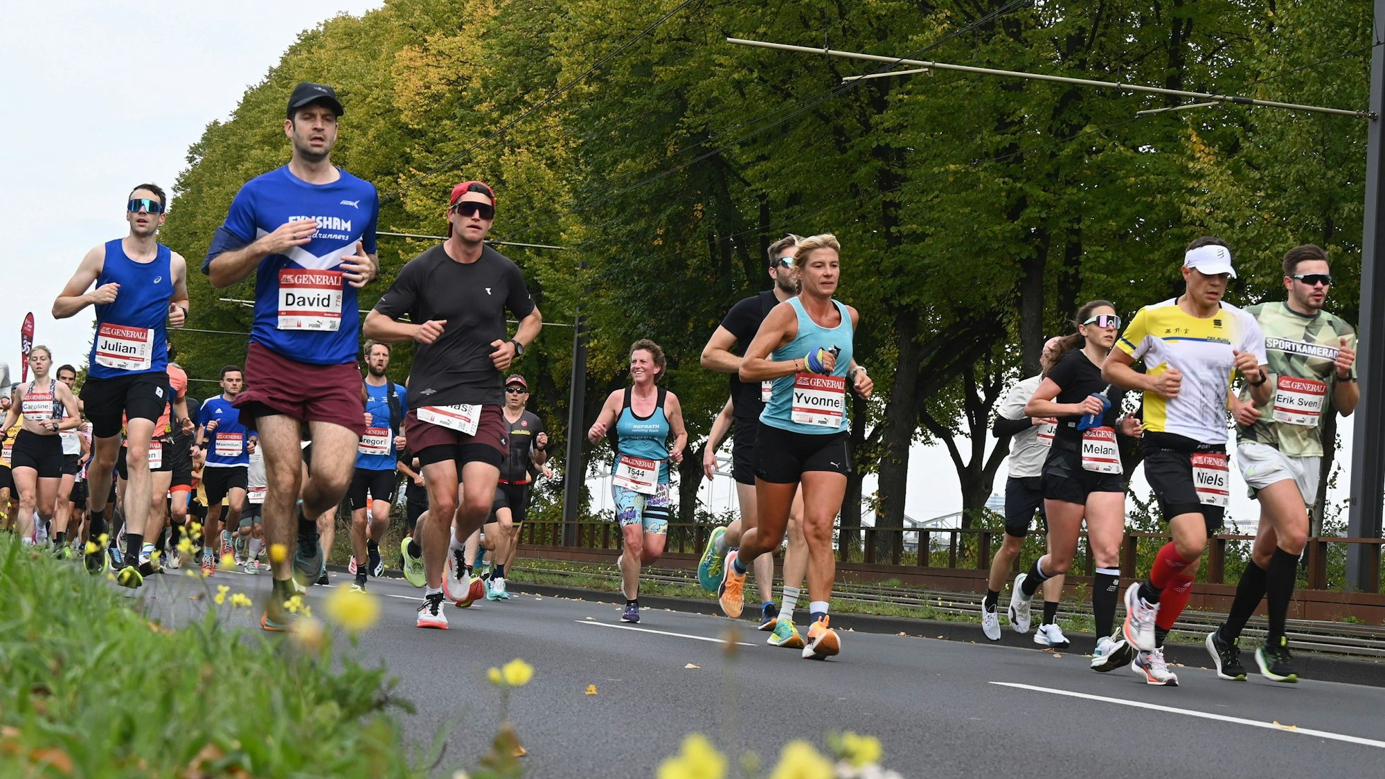 Läufer beim Köln-Marathon